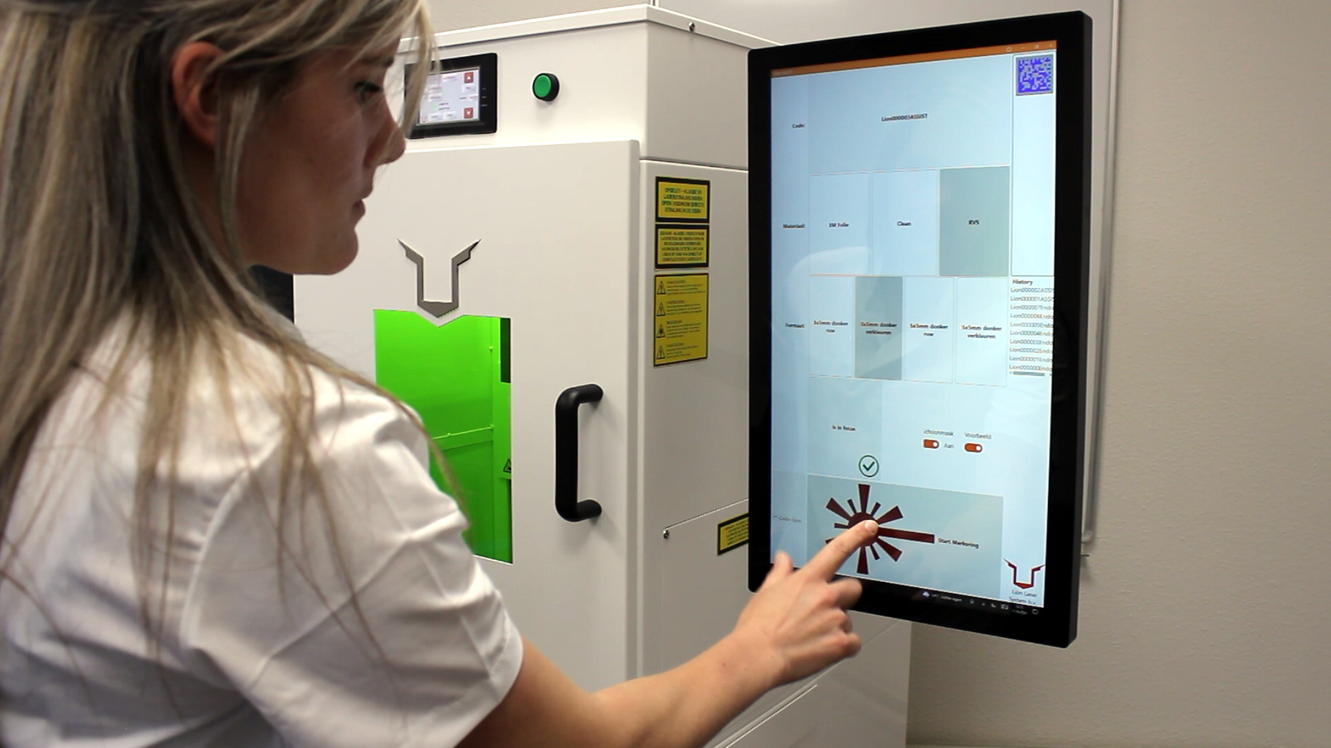 Lasercoderen QR